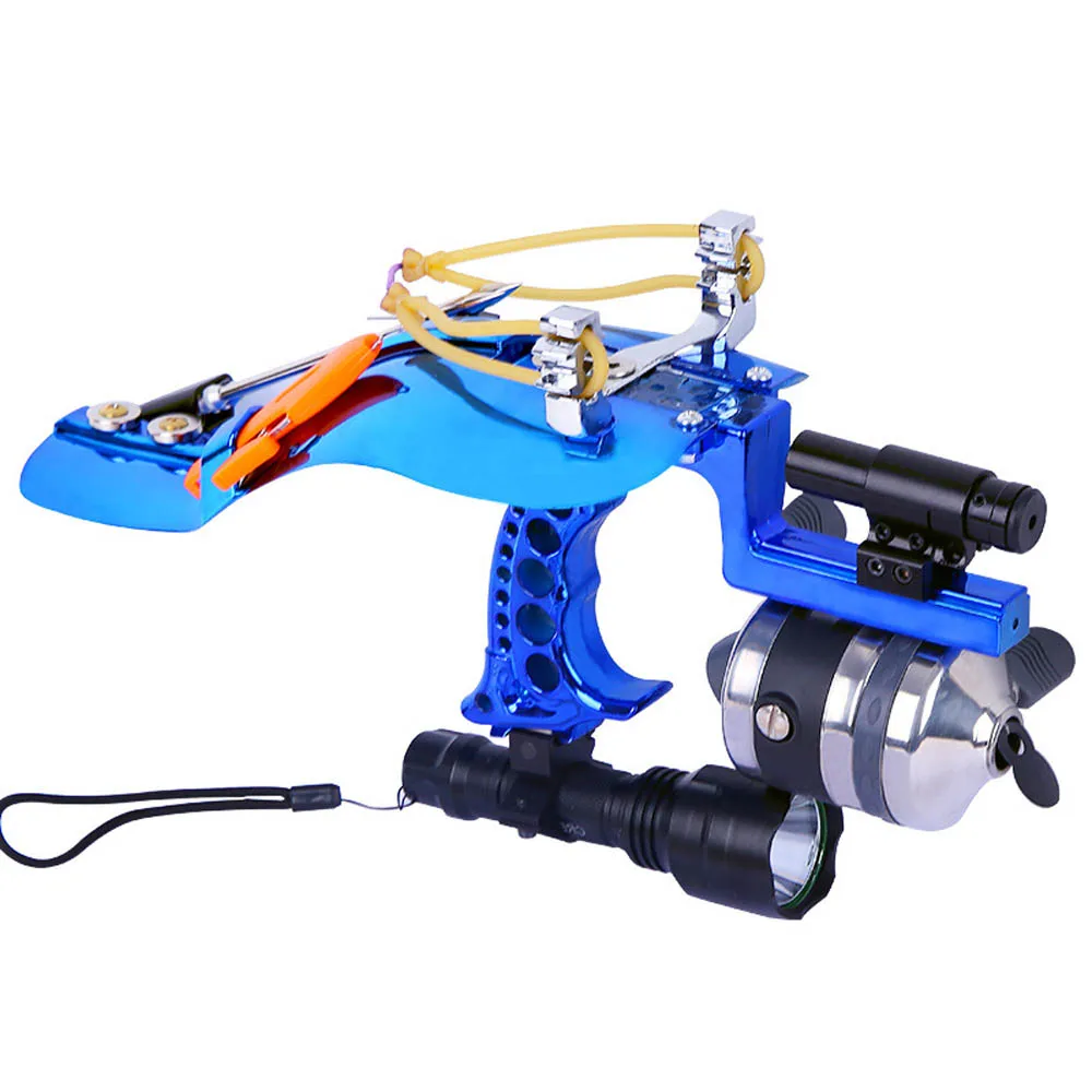

Outdoor Fishing Slingshot Hunting Set Pro Fish Shooting Arrow Catapult Stainless Steel Precision Slingshot Suit