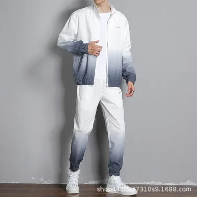 Новый стиль 2020 градиентный спортивный комплект школьная форма Осенний