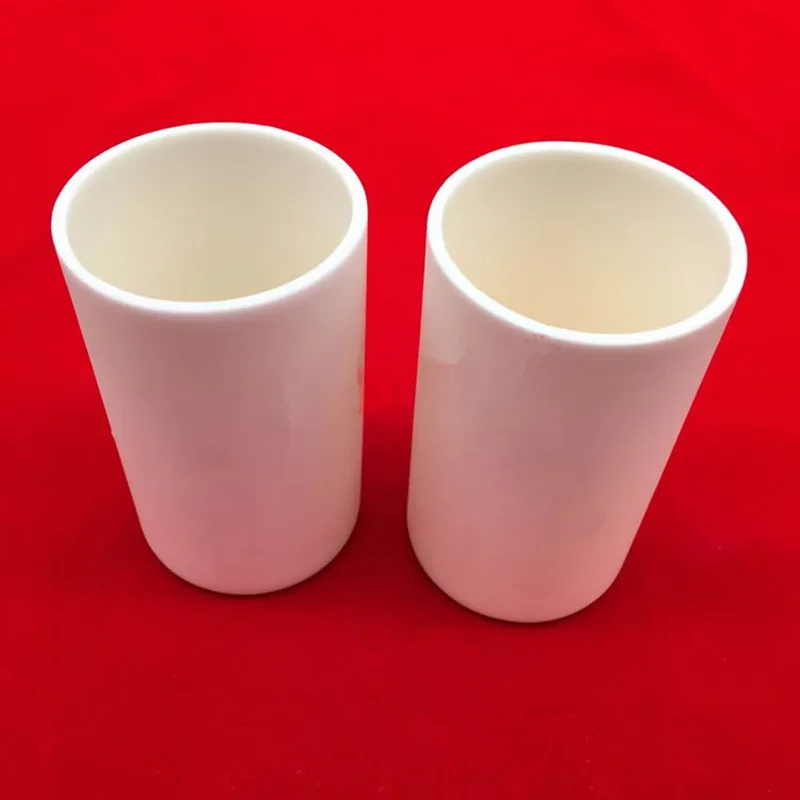 99.5% Cylindrical corundum crucible/Alumina ceramic crucible/200ml/60x100mm/100x35mm/sintered ceramic crucible