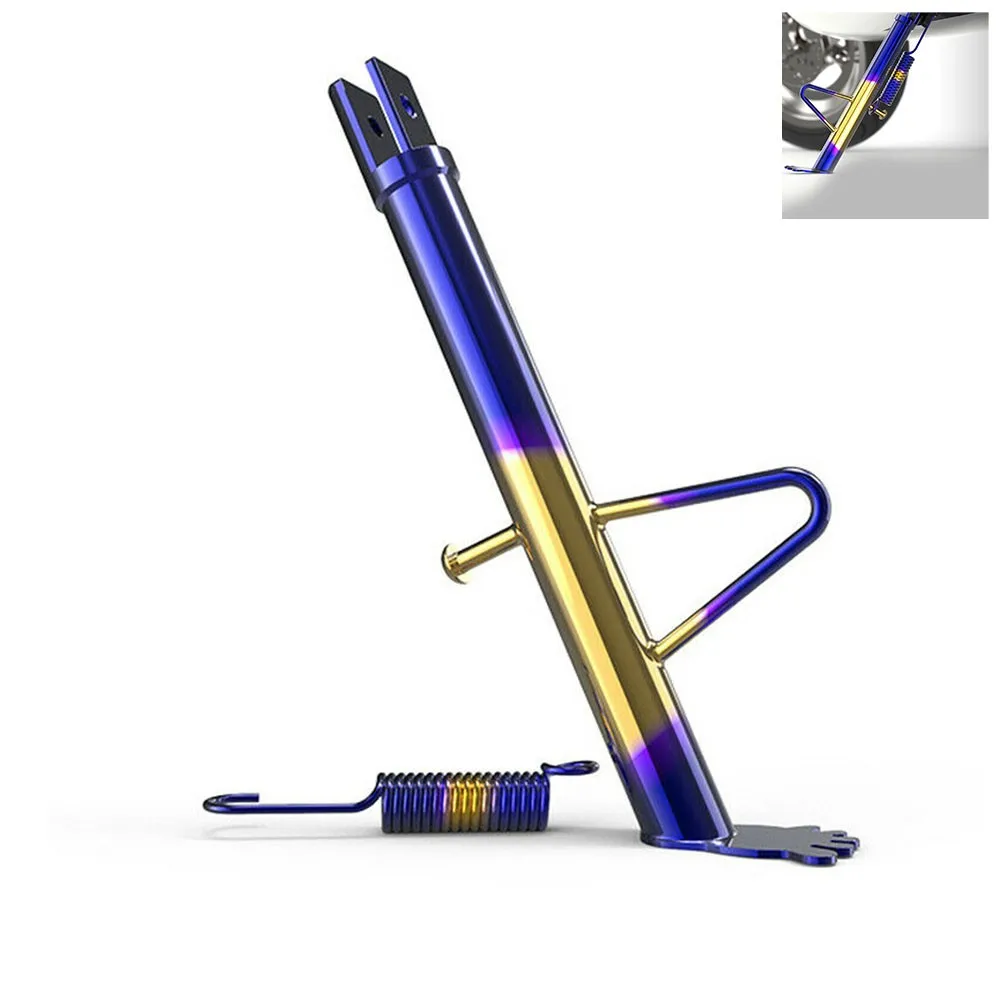 

Motorcycle Kickstand Adjustable Height Foot Brace Parking Leg Foot Bracket Stainless Steel Side Support Stand Motorcycle Parts