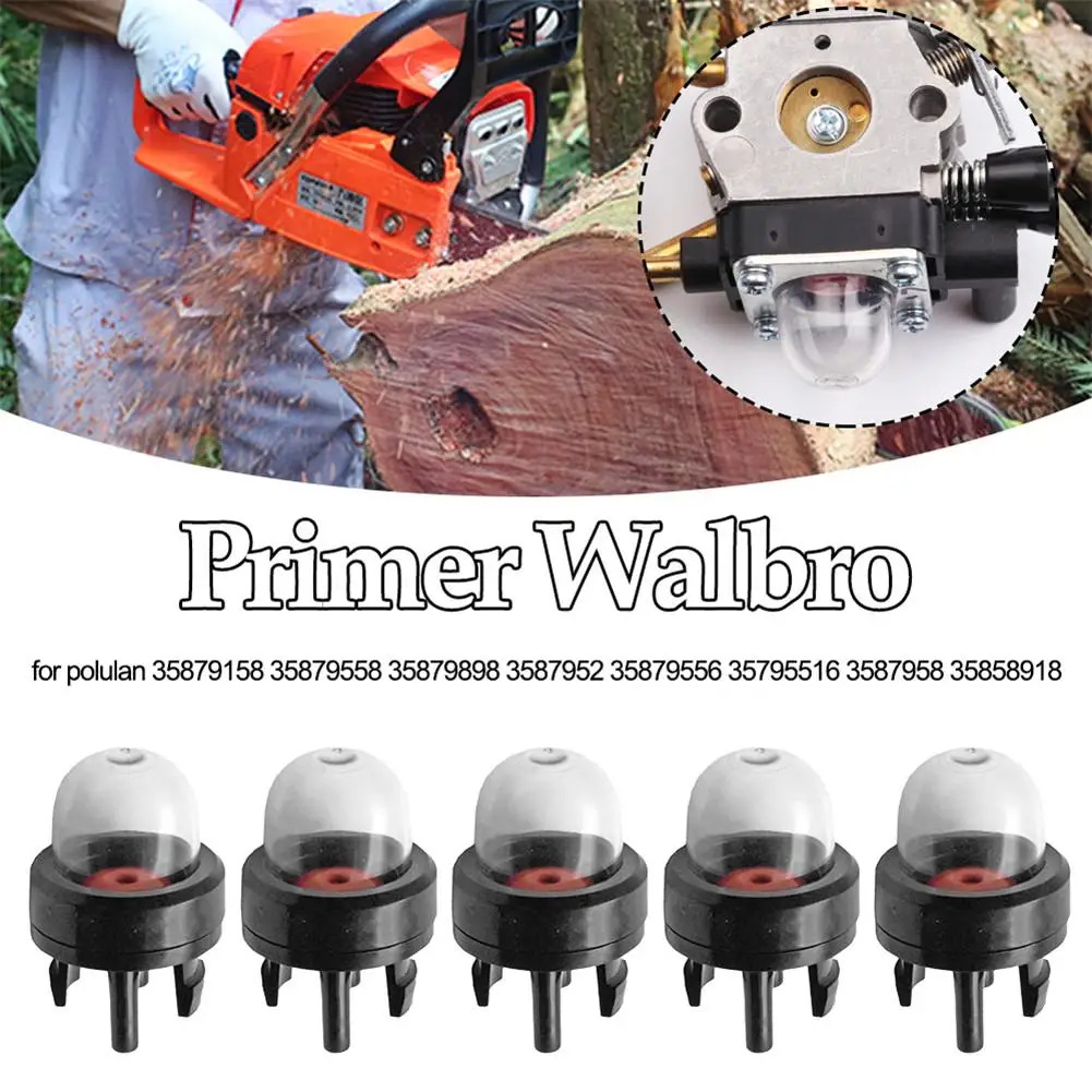 5 шт. бензиновый стриммер праймер топливная лампа насос триммер карбюратор