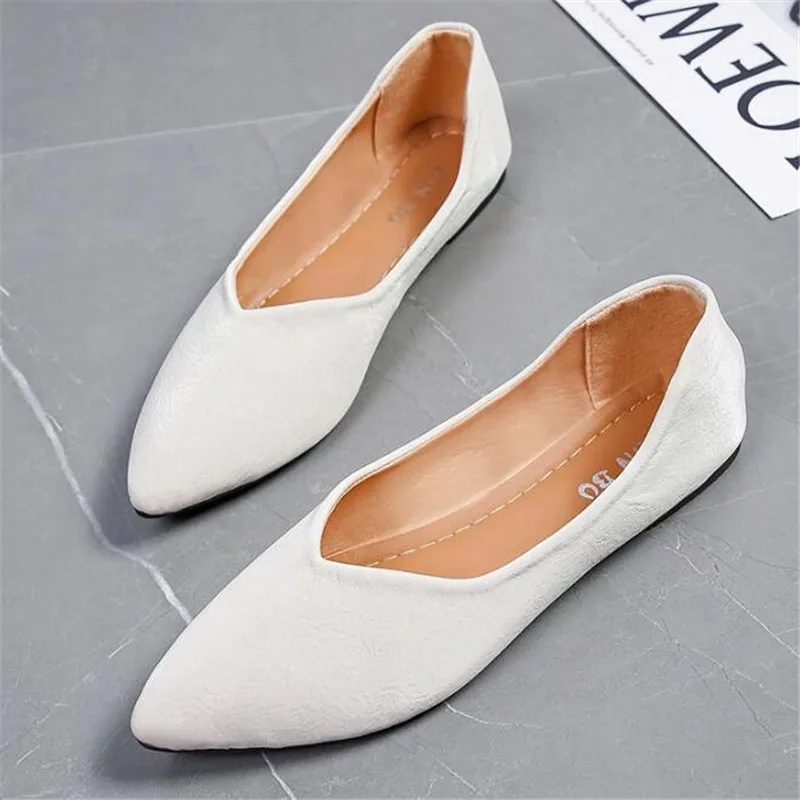 

Flat low heel womens shoes spring autumn women's casual shoes platform sneakers women loafers pointed shallow mouth running shoe