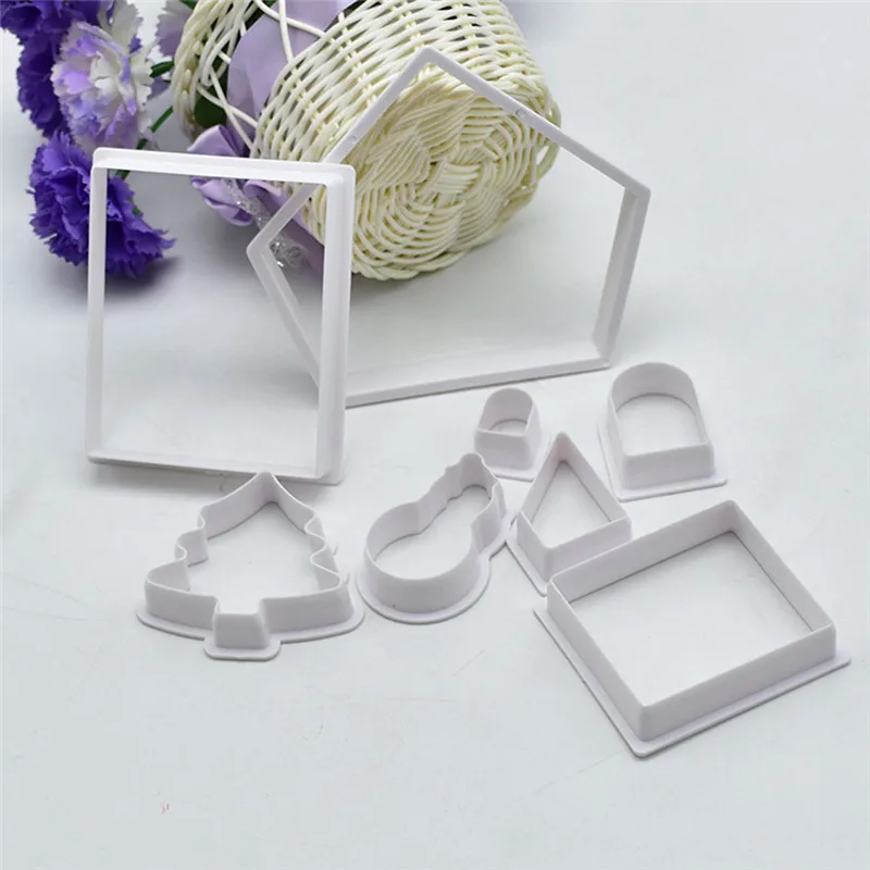 8 шт пластиковая упаковка для печенья набор из быстрорежущей инструментальной