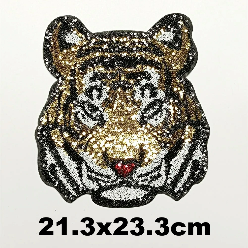 

Large Embroidery Big Tiger Animal Cartoon Patches EE-3164