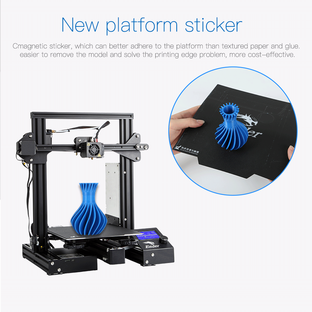 3D Ender-3 Pro 3d принтер Модернизированный Магнитный сборочный диск, печатный набор DIY ender-3