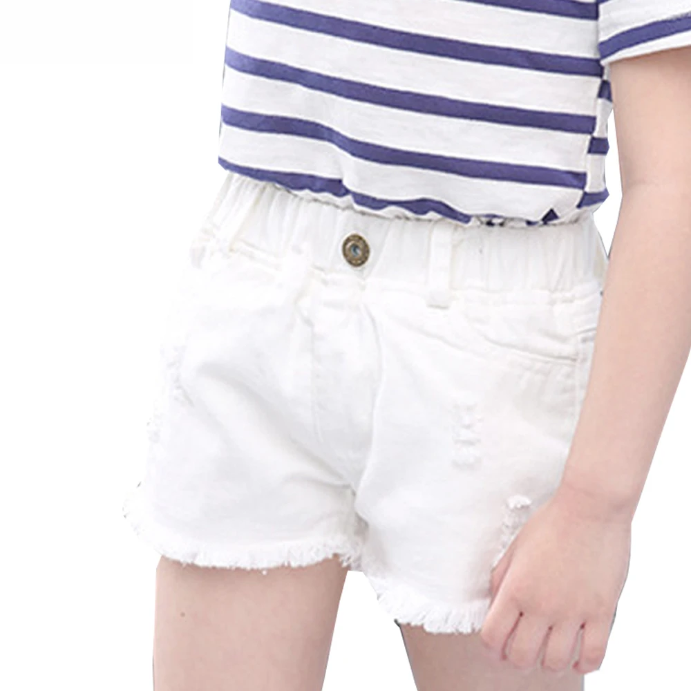 Kids Girls Shorts 2 to 15Years Children Summer For Trousers 6 8 10 12 Teenage Jeans |