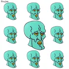 Prajna 10 шт. оптовая продажа панк череп патчи Скелет вышитые нашивки на одежду панк Байкерская наклейка