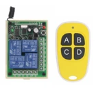 Приемный модульный переключатель, 12 В постоянного тока, 24 В, беспроводной пульт дистанционного управления, 4 релейных модуля, лампы, барьеры для парковки, моторные контроллеры