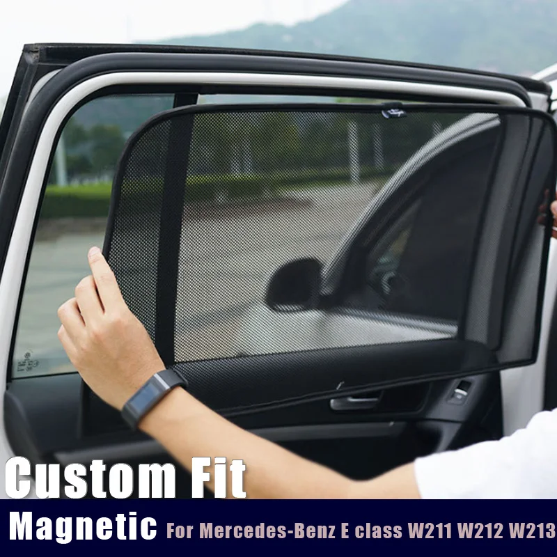 Пользовательские fit магнитное окно занавес козырек для Mercedes Benz E класс W211 W212 W213