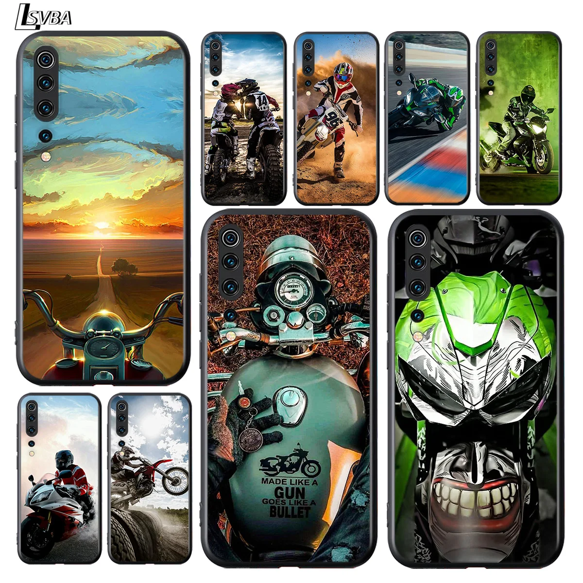 

Retro Moto Cross Motorcycle For Xiaomi Mi 11 11i 10T Note 10 9T 9 SE 8 Lite Pro Ultra 5G Phone Case