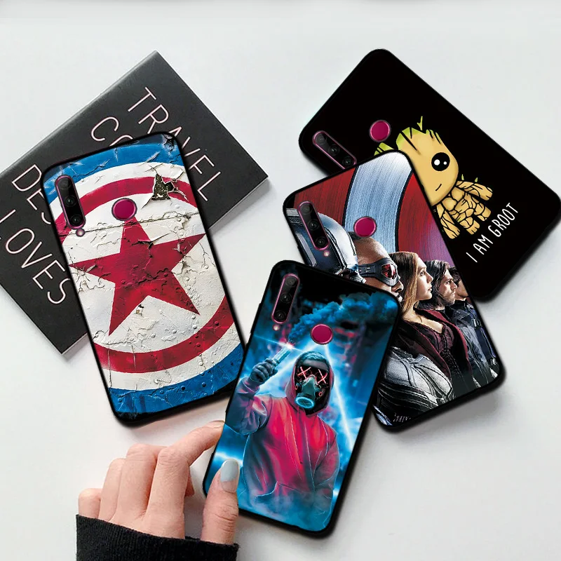 Чехол для huawei Honor 10i 10 i Marvel Hero черный ТПУ чехол для Honor 10i чехол для huawei Honor 10i 10Lite Honor 20i 20Lite 20 Pro
