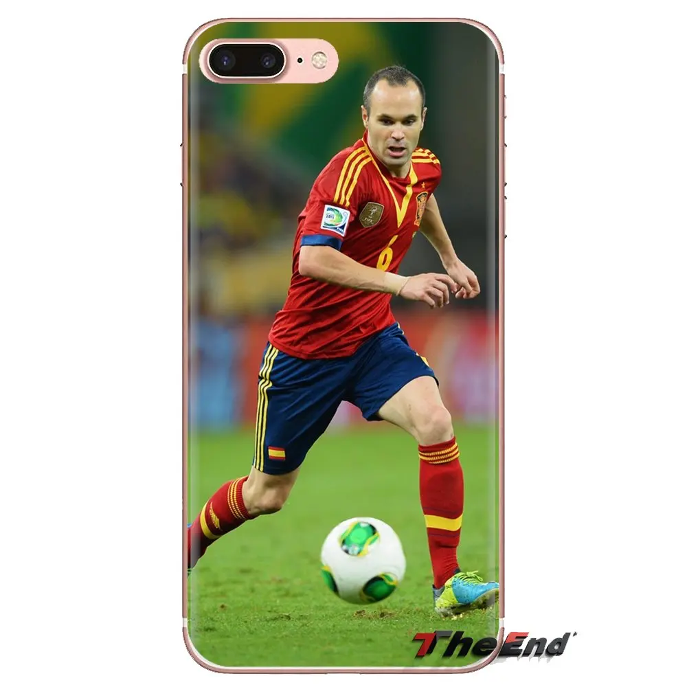 Andres Iniesta для Xiao mi 6 A1 Max x 2 5X 6X Red Note 5 5A 4X 4A A4 4 3 Plus Pro прозрачный мягкий чехол Чехлы |