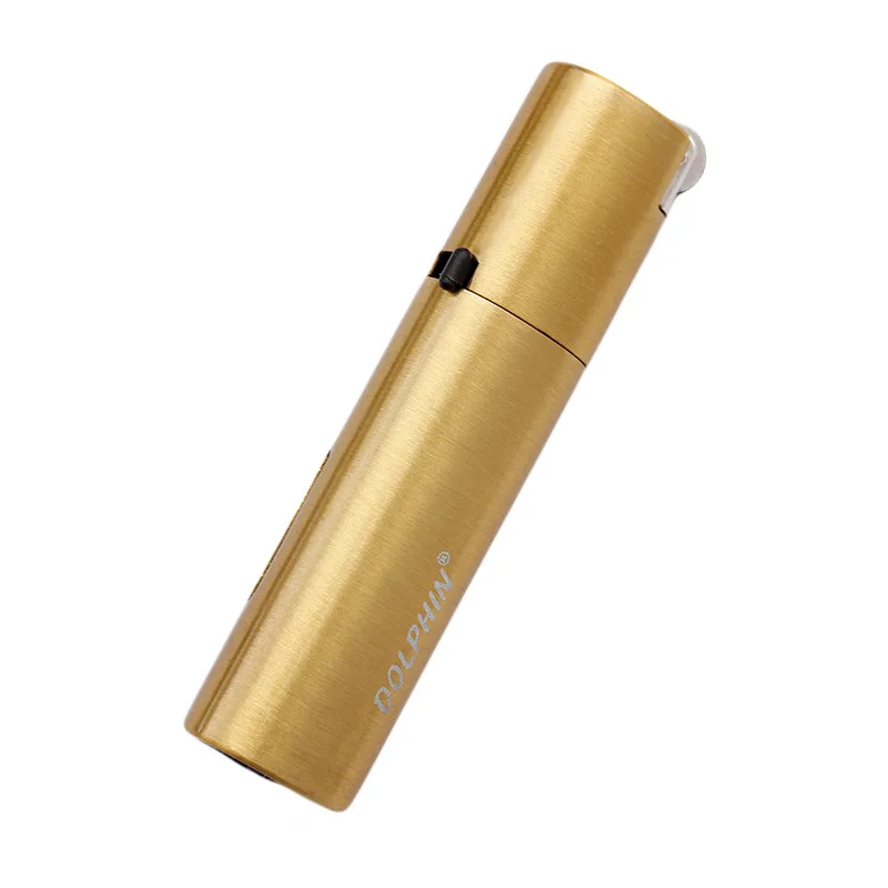Компактная зажигалка карманная Бутановая Зажигалка с металлическим замком