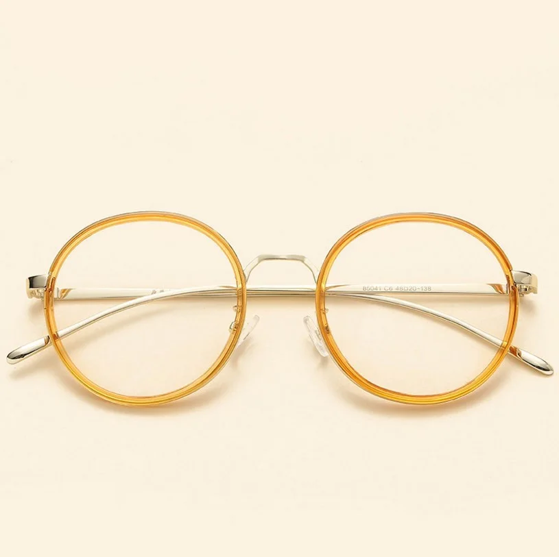 Винтажные круглые женские очки оправа из сплава художественные оптические