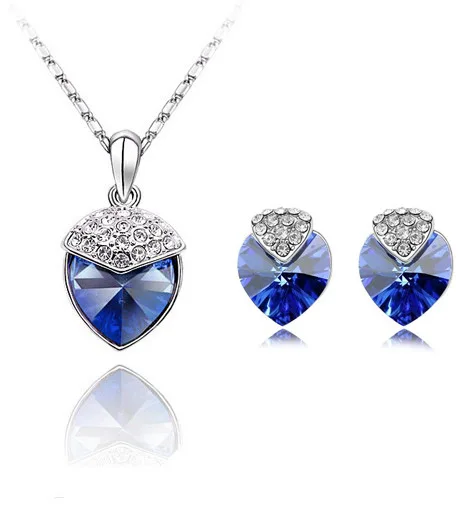 Бесплатная доставка Новое поступление стильные серьги-гвоздики с кристаллами