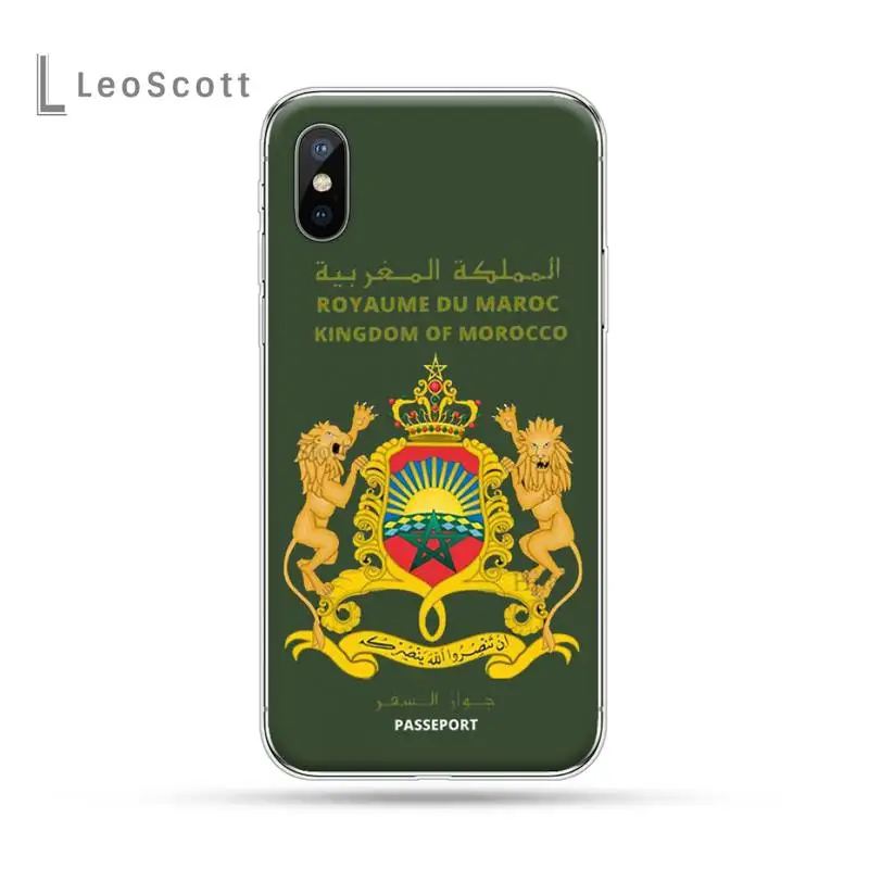 

Morocco Flag Coat Of Arms pattern protective funda Phone Case For iphone 12 5 5s 5c se 6 6s 7 8 plus x xs xr 11 pro max