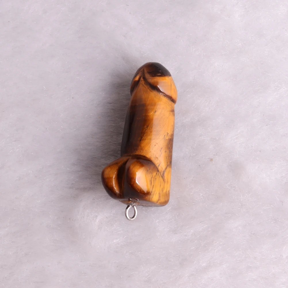 1 шт. мужской кулон в виде пениса раньше лазурит хрустальный камень мужские