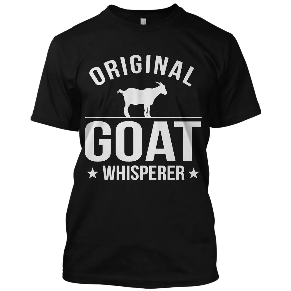 

Top Sale Mens Round Neck Cotton Casual Original Goat Whisperer Funny T Shirt Animal Farm Graphic Teemuscle Men Men'S T Shirts