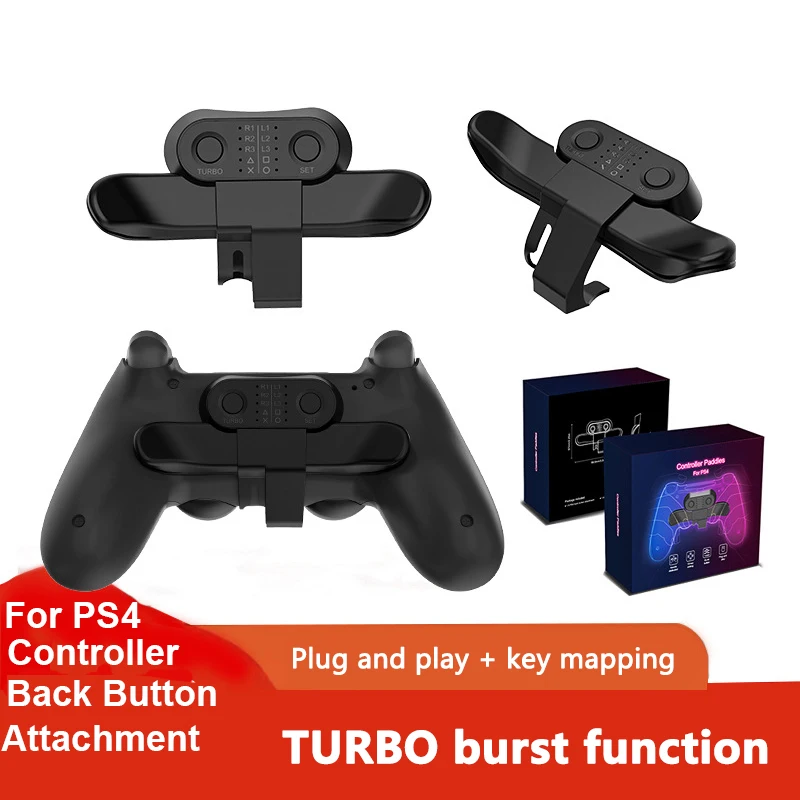 

For PS4 Controller Paddles For Playstation 4 Back Button Attachment For DualShock4 Joystick Rear Extension Keys Game Accessories