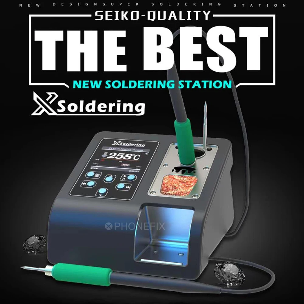 Xsoldering 200 Вт 2.5S не содержащая свинец паяльная станция ускоренный нагрев паяльник