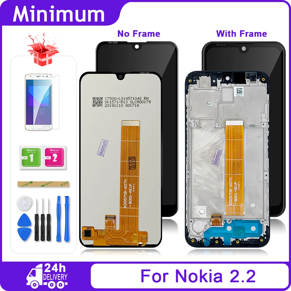 Для Nokia 2 5 71 &quotЖК дисплей сенсорный экран дигитайзер в сборе запасные части +