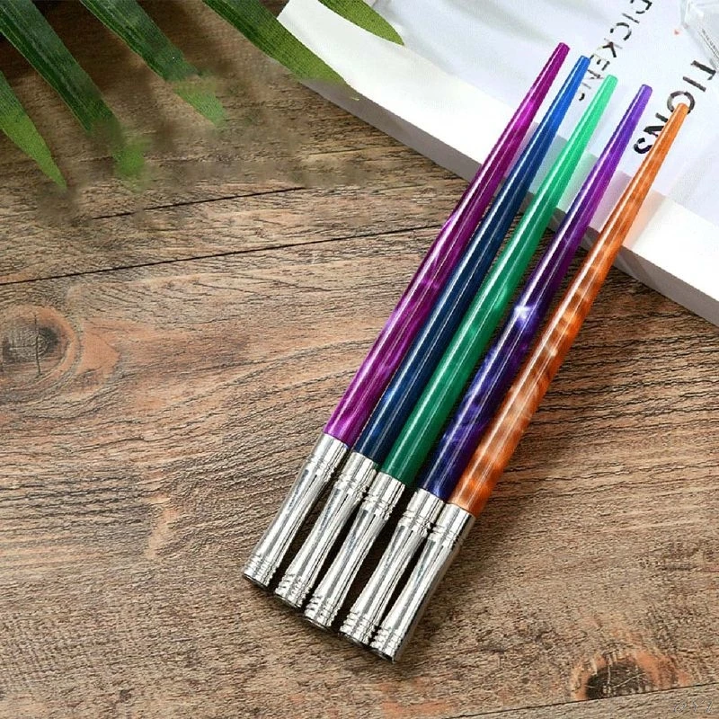 Starry Sky English Oblique Calligraphy Dip Pen Nib Holder Handwriting Fountain PXPA |