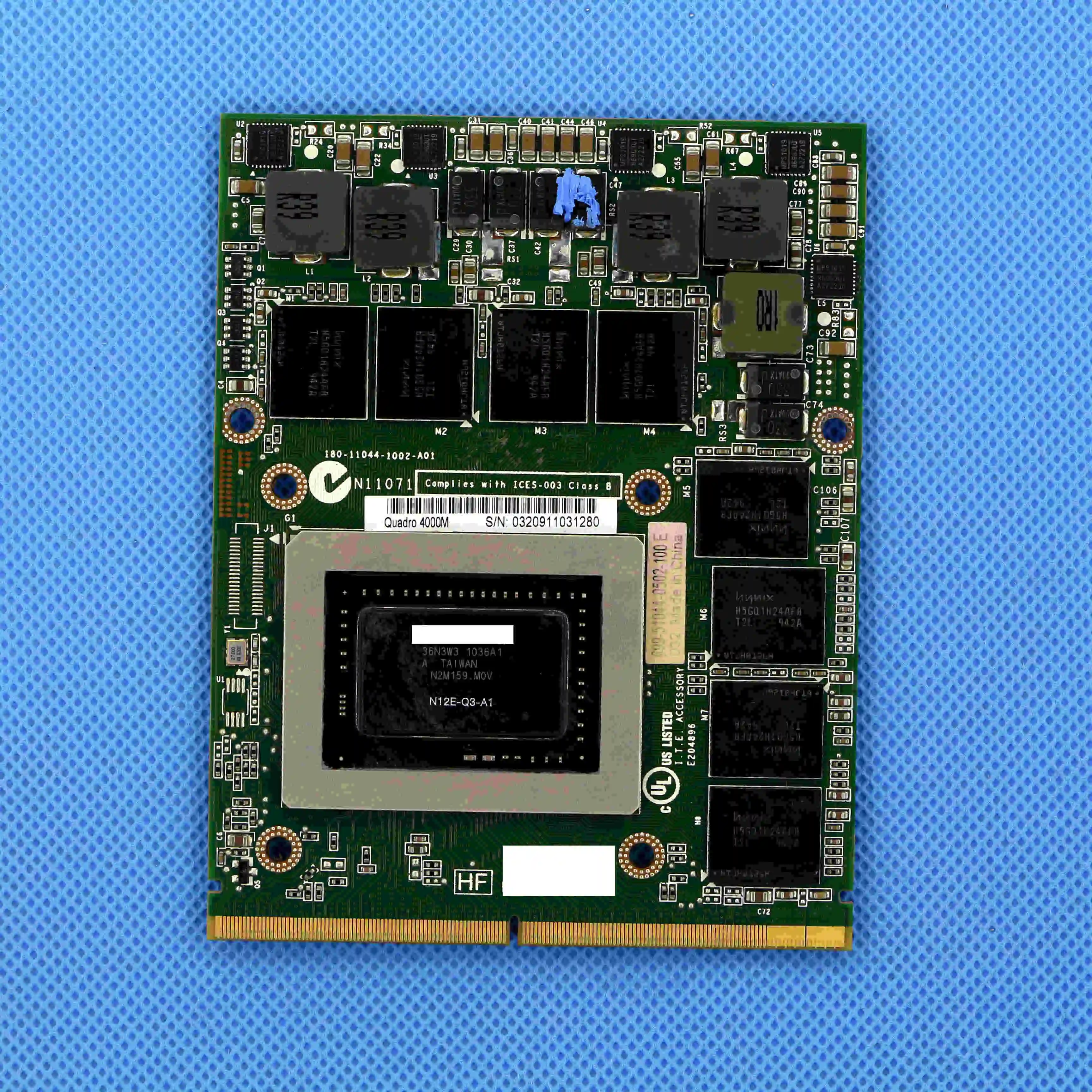 Оригинальная видеокарта 4000m Q4000M 2 ГБ GDDR5 MXM 3.0b для Clevo P150HM P170HM P150EM P170HM|ЖК-экран