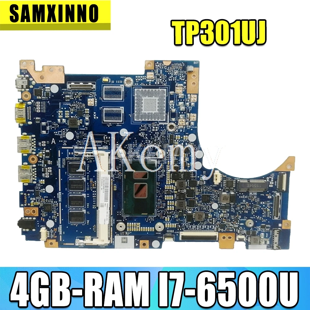 TP301UJ материнская плата для ноутбука ASUS TP301UA оригинальная 4GB RAM I7 6500U|Материнские