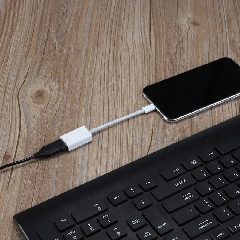 Адаптер OTG для 8 контактного usb адаптера 7 X комплект подключения камеры конвертер