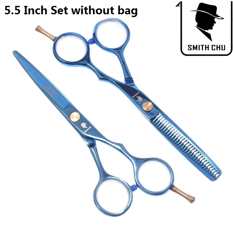 LZS0058 55 no bag Smith Chu 5," Профессиональные Парикмахерские ножницы для стрижки волос Парикмахерские филировочные ножницы Smith Chu машинка для стрижки волос LZS0022 - Цвет: LZS0058 55 no bag