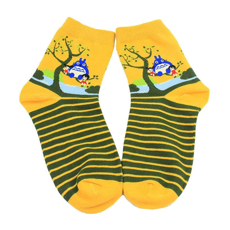 1 пара милые носки с рисунками из мультфильмов Унесенные призраками аниме Ghibli