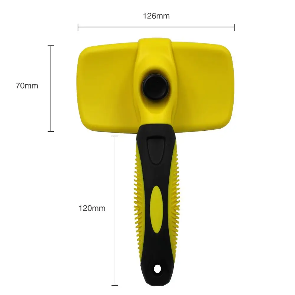 

Premium Self Clean Hair Dog Brush Slicker Comfortable Small Large Dog Comb Pet Grooming Tools Cat Fits Various Hair