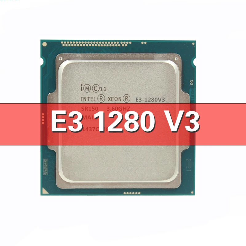 Процессор Intel Xeon E3 1280v3 1280 V3 3 6 ГГц четырехъядерный ЦПУ L2 = 1 Мб L3 8 82 Вт LGA