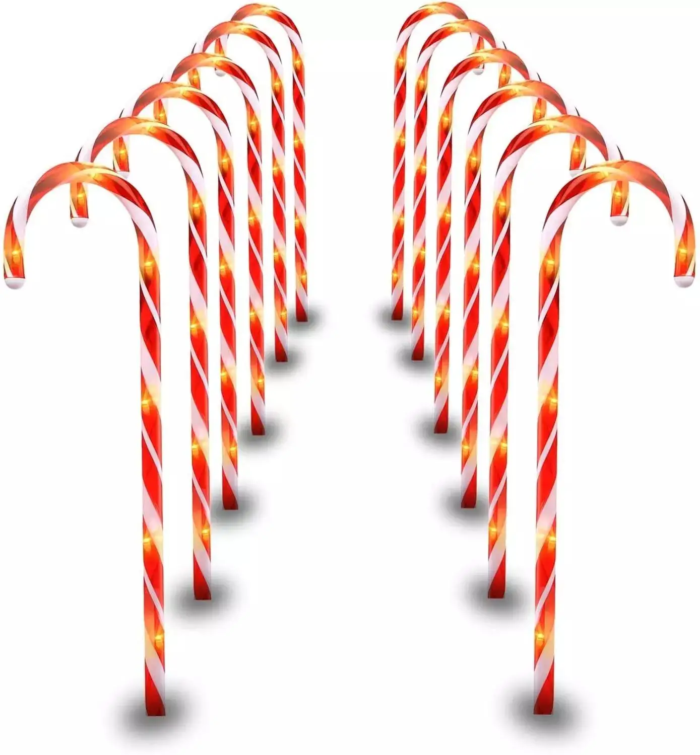 Рождественские конфетные тростниковые костыли украшения Рождественский Декор