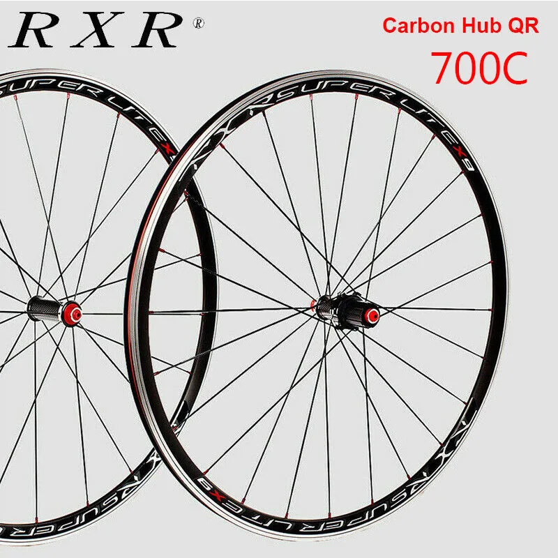 РХР колеса велосипеда углеродный волоконный концентратор 700 комплекты