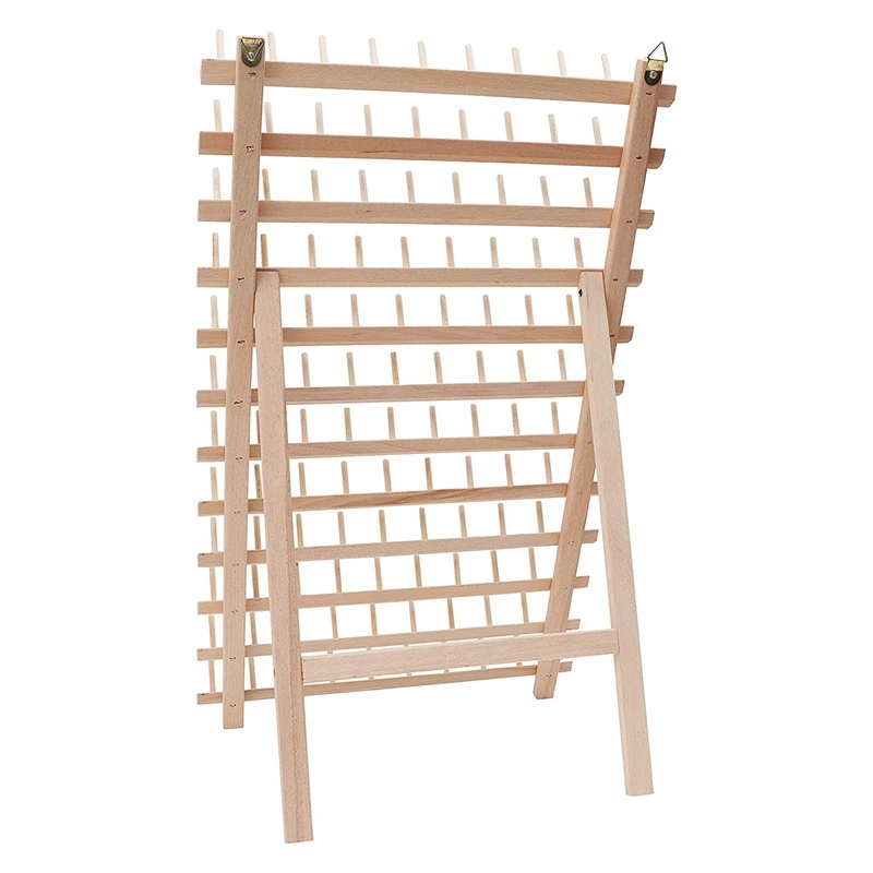 Складной деревянный держатель для резьбы 120 шпули конусные катушки стенд