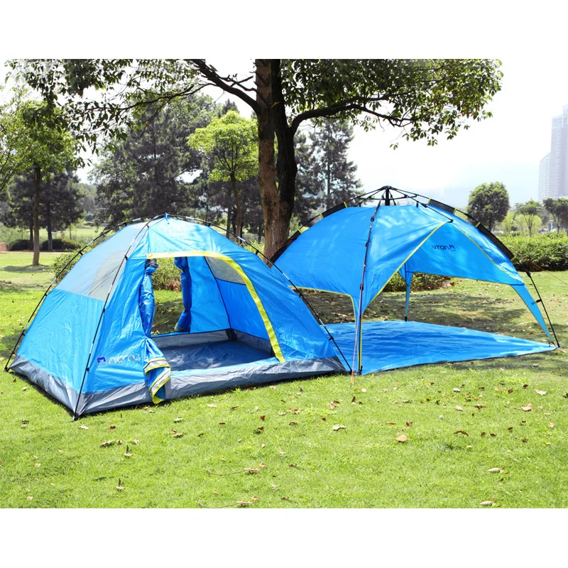 Палатки быстрооткрывающиеся с защитой от дождя и комаров для кемпинга без