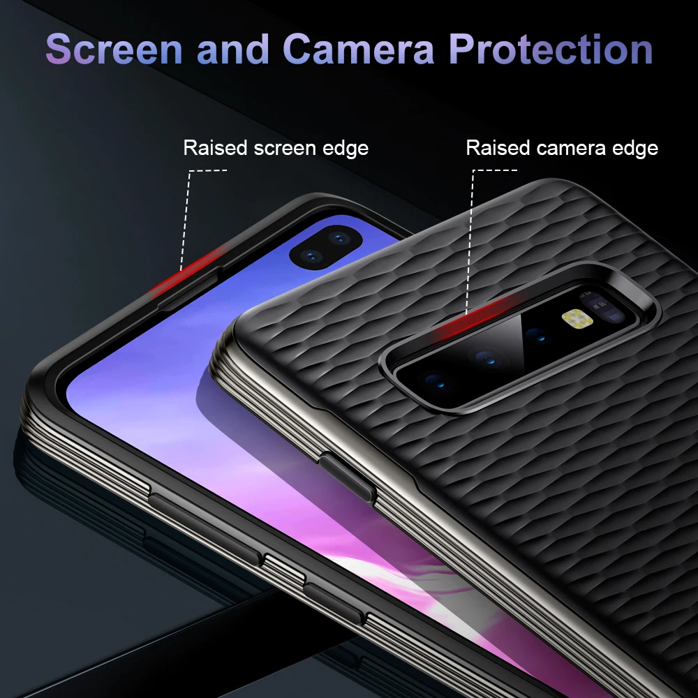 Чехол ESR для samsung Galaxy S10 Plus, TPU+ PC чехол, тонкий гибридный дизайн, водоотталкивающая текстура, бампер для телефона samsung S10 Plus