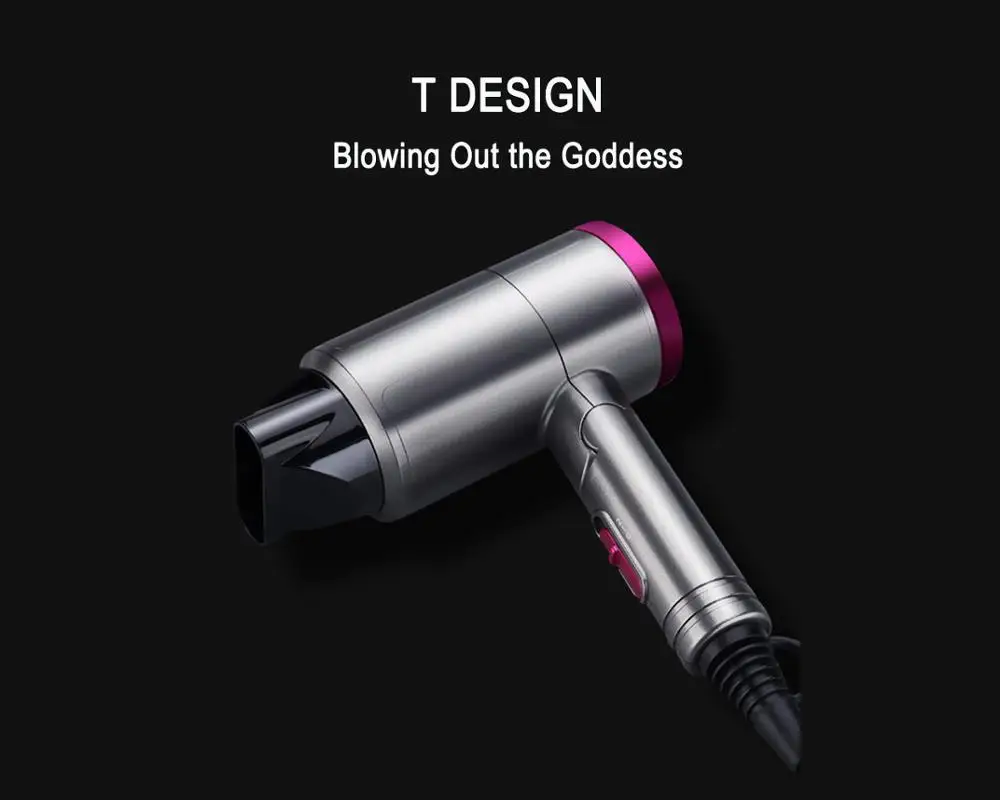 Новый дизайн Фены складной фен портативный мини металлический распылитель