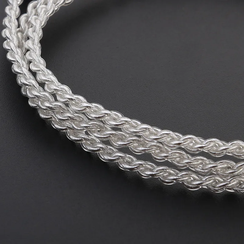 Высококачественный посеребренный кабель для наушников TRN V10 V20 3 5 мм 0 75 78 MMCX