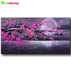 5D алмазная живопись сделай сам, фиолетовый цветок сливы, полная квадратная круглая Алмазная вышивка, натюрморт, мозаика, картина Стразы N2305