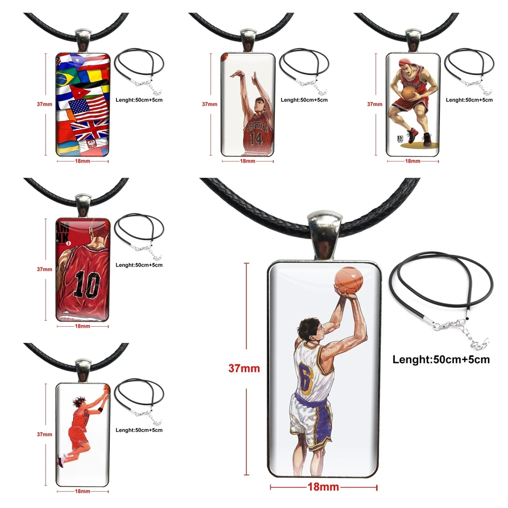 Хит продаж аниме Slam Dunk Kuroko узор для свадьбы модное ожерелье ручной работы
