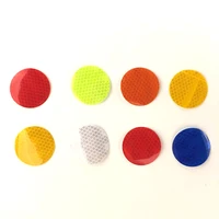 circle10 pcs motorcycle electric car car reflective stickers bicycle reflective film helps to scratch shield