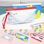 Сумка для влажных салфеток EVA детская, многоразовая, многоразовая, с откидной крышкой