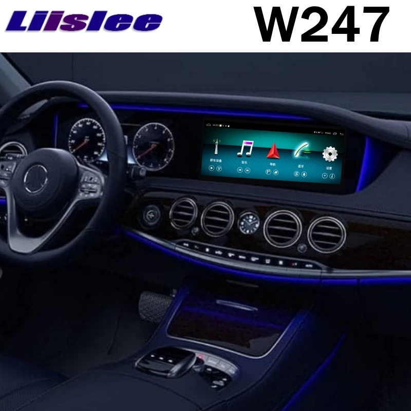 Liislee Car Multimedia Player NAVI For Mercedes-Benz B-Class W247 2018 2019 2020 Radio GPS MAP Large Screen Navigation | Автомобили и