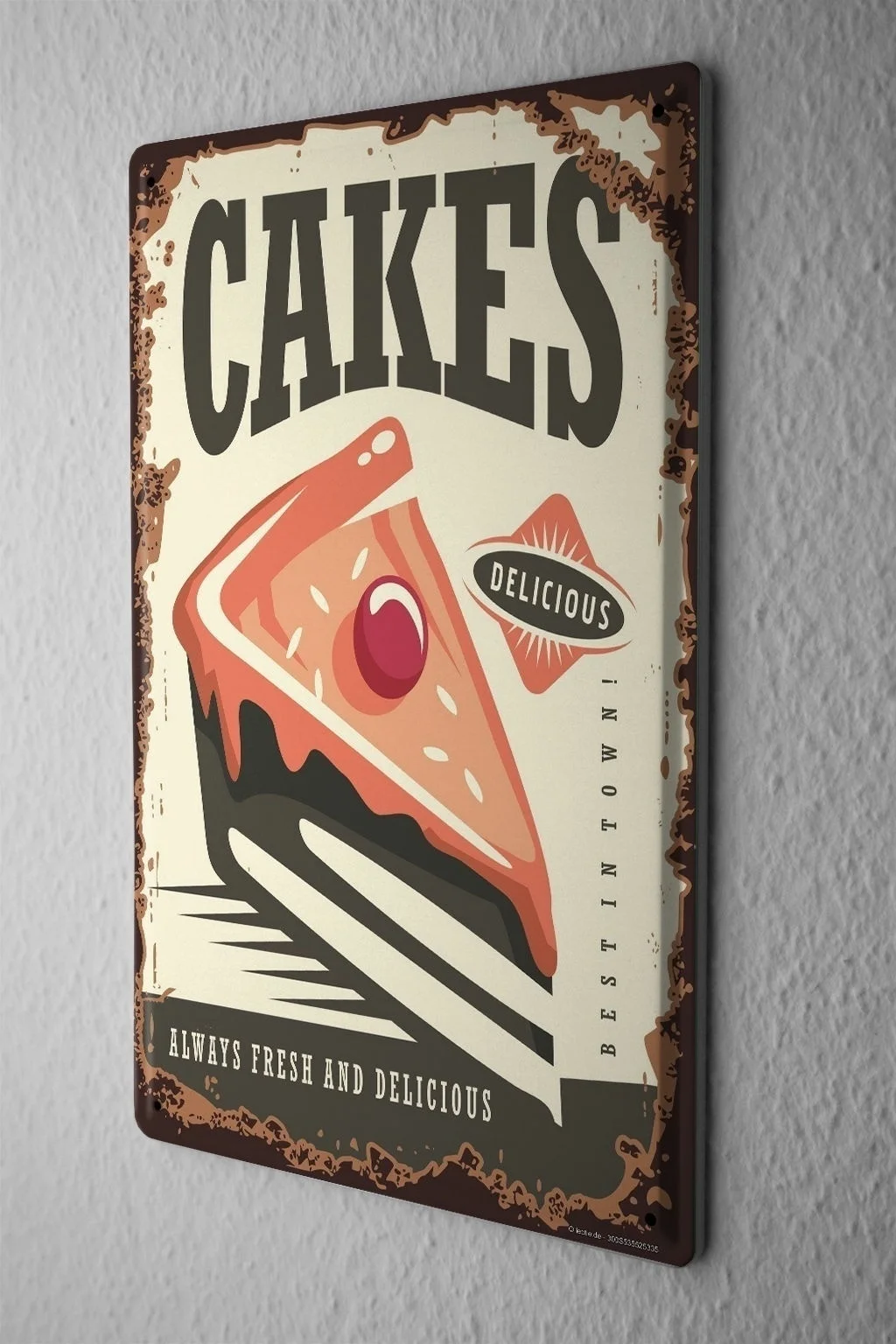 

Tin Sign Food Restaurant Cakes(Visit Our Store, More Products!!!)