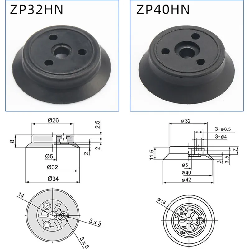 SMC-ZP32/40/50/63/80/100/125HN HS стакан на присоске вакуумные механические присоски Стекло