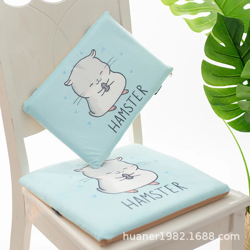 Плюшевая медленно восстанавливающая форму подушка из пены с эффектом памяти