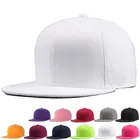 Модная повседневная мужская и женская кепка, спортивная бейсболка, однотонная шапка в стиле хип-хоп
