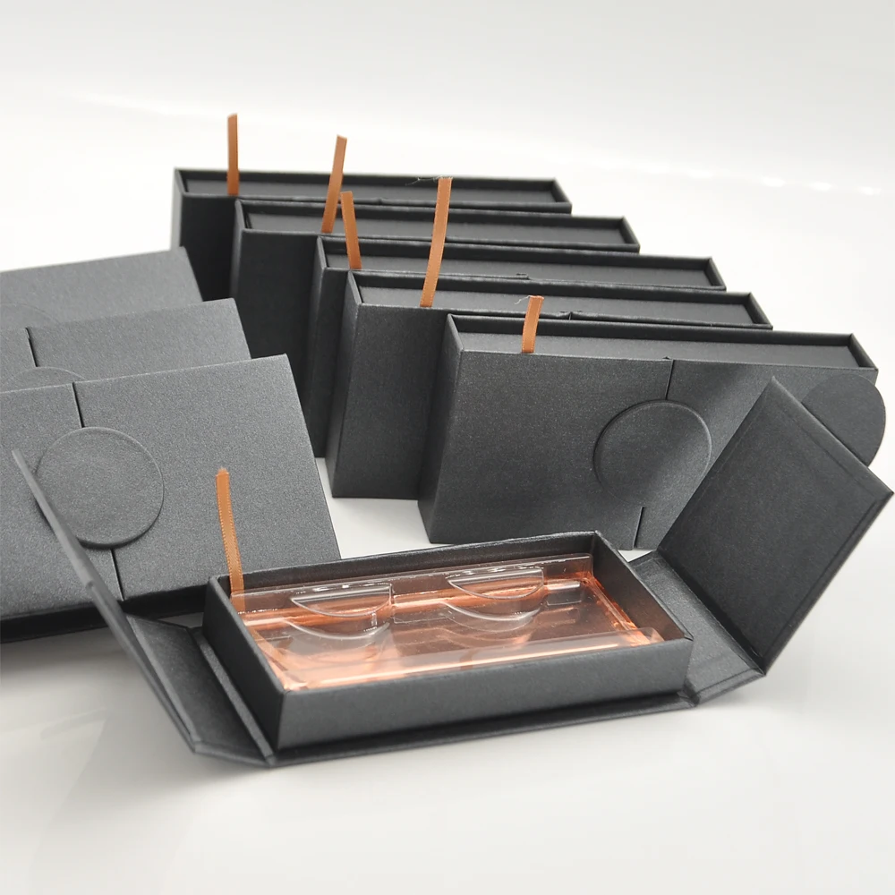 Упаковка для ресниц 25 мм магнитная коробка накладных с логотипом на